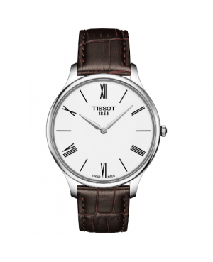 Elegancki zegarek męski TISSOT Tradition T063.409.16.018.00 (T0634091601800)