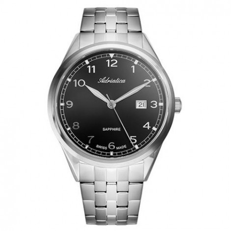 Szwajcarski,  klasyczny zegarek męski ADRIATICA A8260.5126Q (A8260.5126Q)