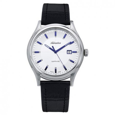 Szwajcarski,klasyczny zegarek męski ADRIATICA A2804.52B3Q (A280452B3Q)