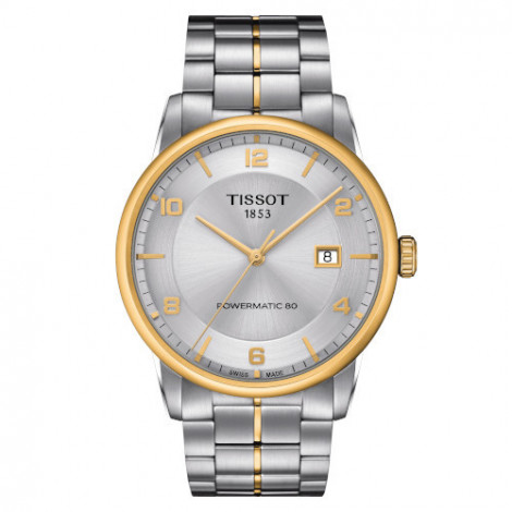 Klasyczny zegarek męski TISSOT LUXURY POWERMATIC 80 T086.407.22.037.00 (T0864072203700)