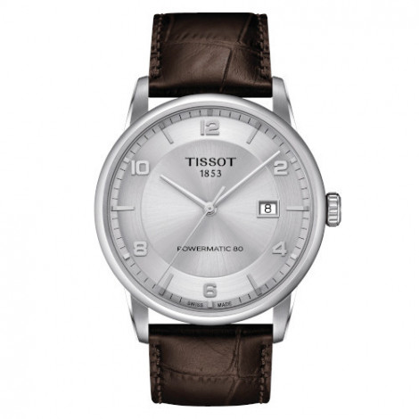 Klasyczny zegarek męski TISSOT LUXURY POWERMATIC 80 T086.407.16.037.00 (T0864071603700)