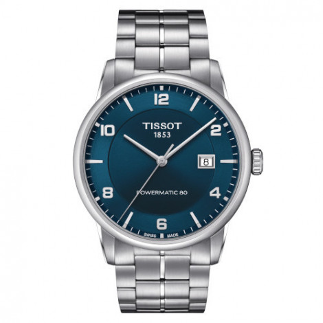 Szwajcarski, klasyczny zegarek męski TISSOT LUXURY Powermatic 80 T086.407.11.047.00 (T0864071104700)