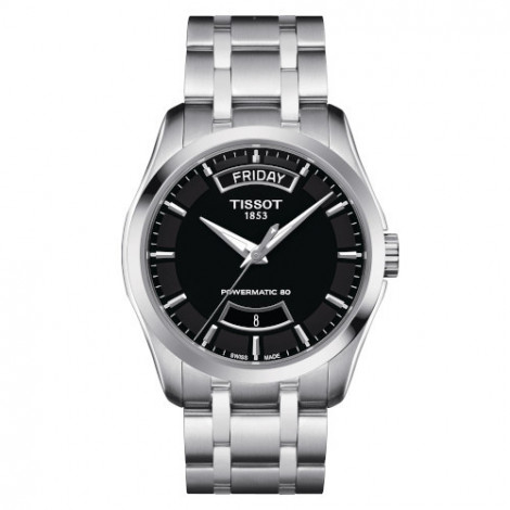 Elegancki zegarek męski TISSOT Couturier Powermatic 80 T035.407.11.051.01 (T0354071105101)