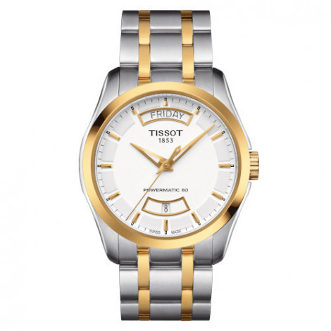 Elegancki zegarek męski TISSOT Couturier Powermatic 80 T035.407.22.011.01 (T0354072201101)