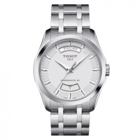 Elegancki zegarek męski TISSOT Couturier Powermatic 80 T035.407.11.031.01 (T0354071103101)