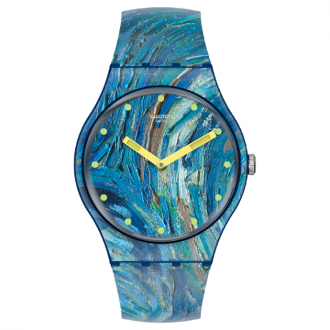 SWATCH SUOZ335 MoMA THE STARRY NIGHT BY VINCENT VAN GOGH