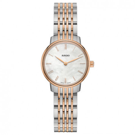 Szwajcarski elegancki zegarek damski RADO Coupole Classic R22897933 Zegarek ze szkłem szafirowym