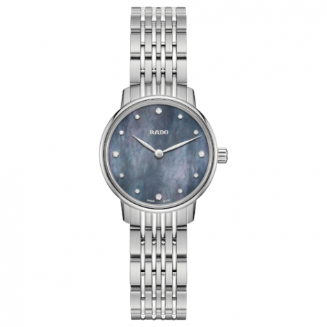 Szwajcarski elegancki zegarek damski RADO Coupole Classic Diamonds R22897903