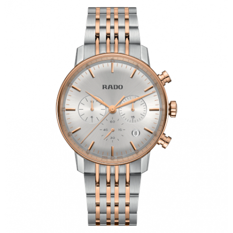 Szwajcarski klasyczny zegarek męski RADO Coupole Classic Chronograph R22910123 Odporne na zarysowania szkło szafirowe
