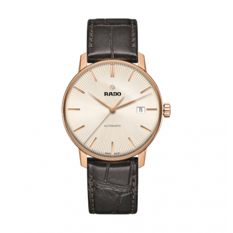 Szwajcarski klasyczny zegarek męski RADO Coupole Classic Automatic R22861115 Odporne na zarysowania szkło szafirowe
