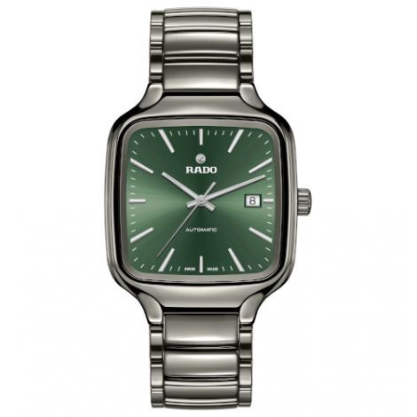 Szwajcarski elegancki zegarek męski RADO True Square Automatic R27077312 Odporne na zarysowania szkło szafirowe