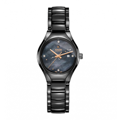 Szwajcarski elegancki zegarek damski RADO True Automatic Diamonds R27242842