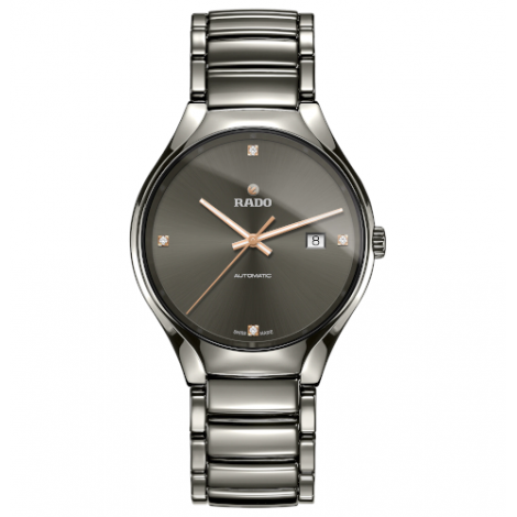 Szwajcarski elegancki zegarek męski RADO True Automatic Diamonds R27057712