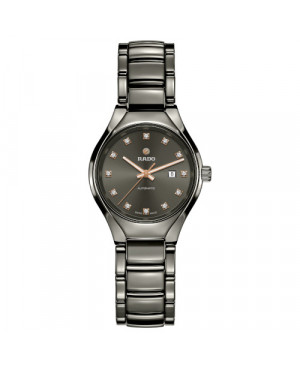 Szwajcarski elegancki zegarek damski RADO True Automatic Diamonds R27243732