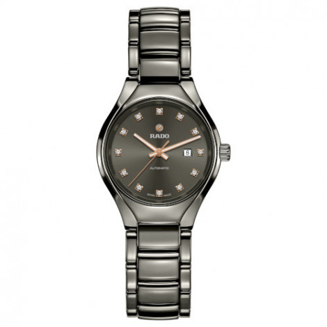 Szwajcarski elegancki zegarek damski RADO True Automatic Diamonds R27243732