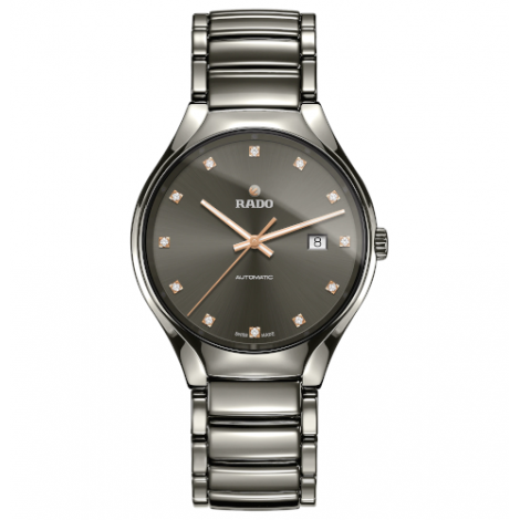Szwajcarski elegancki zegarek męski RADO True Automatic Diamonds R27057732