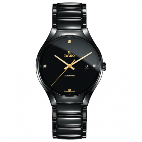Szwajcarski elegancki zegarek męski RADO True Automatic Diamonds R27056712