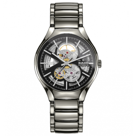 Szwajcarski elegancki zegarek męski RADO True Automatic Open Heart R27510152