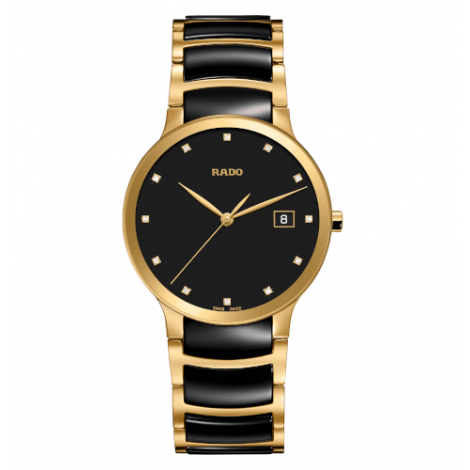 Szwajcarski elegancki zegarek męski RADO Centrix Diamonds R30527762