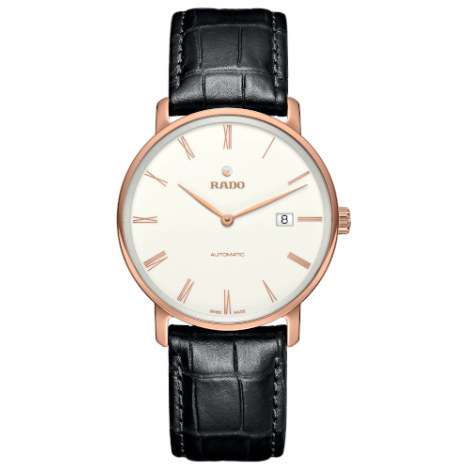 Szwajcarski klasyczny zegarek męski RADO DiaMaster Thinline Automatic R14068016