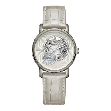 Szwajcarski elegancki zegarek damski RADO DiaMaster Automatic Open Heart Diamonds R14056935.