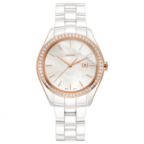 Szwajcarski biżuteryjny zegarek damski RADO HyperChrome Diamonds R32126902
