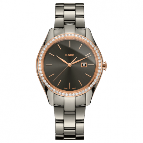 Szwajcarski biżuteryjny zegarek damski RADO HyperChrome Diamonds R32125102