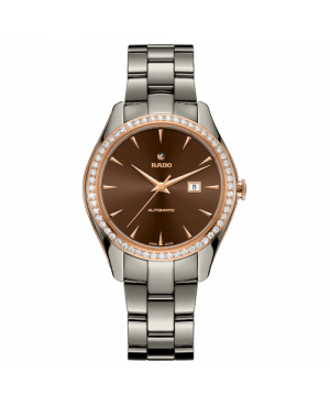 Szwajcarski biżuteryjny zegarek damski RADO HyperChrome Automatic Diamonds R32052302