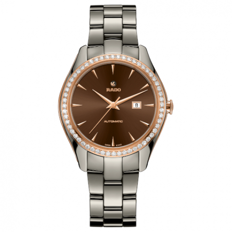 Szwajcarski biżuteryjny zegarek damski RADO HyperChrome Automatic Diamonds R32052302