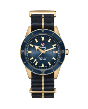 Szwajcarski sportowy zegarek męski RADO Captain Cook Automatic Bronze R32504207
