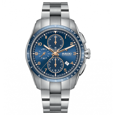 Szwajcarski sportowy zegarek męski RADO HyperChrome Automatic Chronograph R32042203