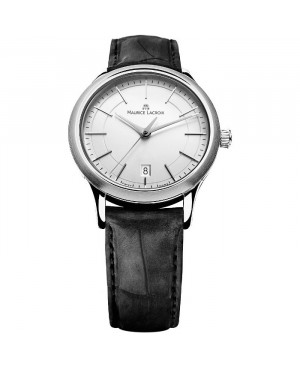 Szwajcarski klasyczny zegarek męski MAURICE LACROIX Les Classiques Date LC1117-SS001-130 (LC1117SS001130)