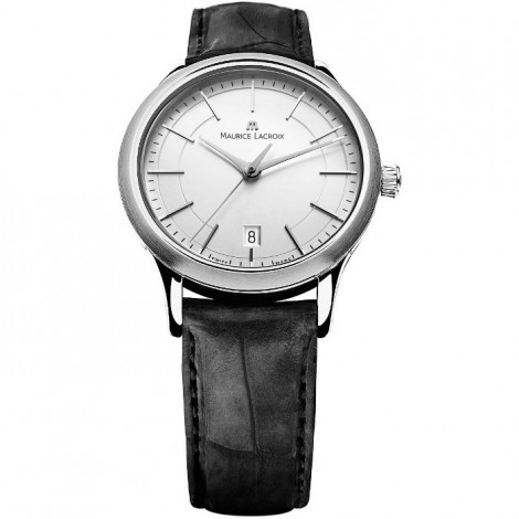 Szwajcarski klasyczny zegarek męski MAURICE LACROIX Les Classiques Date LC1117-SS001-130 (LC1117SS001130)