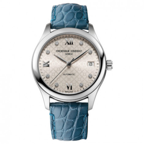 Szwajcarski biżuteryjny zegarek damski FREDERIQUE CONSTANT Ladies Automatic FC-303LGD3B6 (FC303LGD3B6)