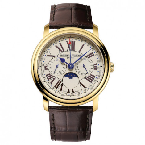 Szwajcarski elegancki zegarek męski FREDERIQUE CONSTANT Classics Business Timer FC-270EM4P5 (FC270EM4P5)