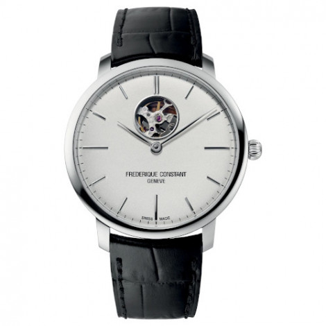 Szwajcarski klasyczny zegarek męski FREDERIQUE CONSTANT Slimline Heart Beat Automatic FC-312S4S6 (FC312S4S6)