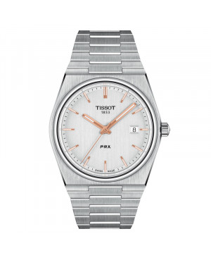 Klasyczny zegarek męski TISSOT PRX T137.410.11.031.00 (T1374101103100)
