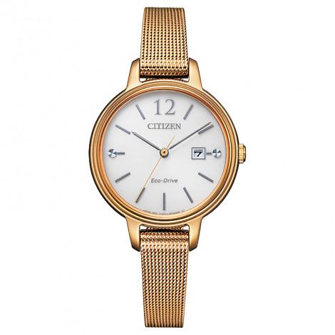Modowy zegarek damski CITIZEN Elegance EW2447-89A (EW244789A)