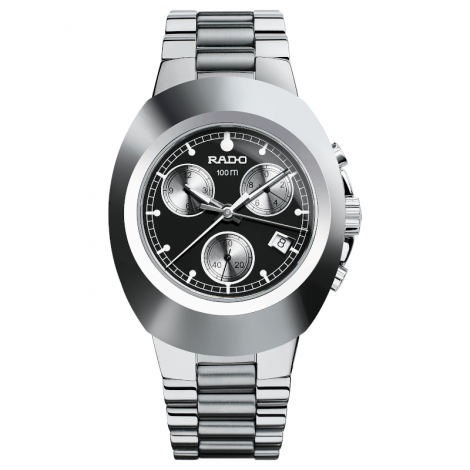 Szwajcarski sportowy zegarek męski RADO New Original Chronograph R12638163