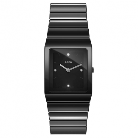 Szwajcarski elegancki zegarek damski RADO Ceramica Diamonds R21702702