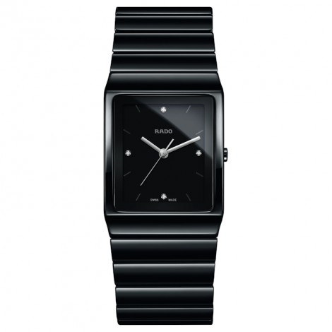 Szwajcarski elegancki zegarek RADO Ceramica Diamonds R21700702