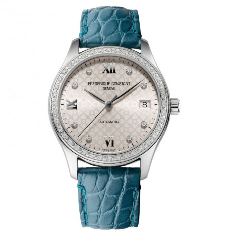 Szwajcarski klasyczny zegarek damski FREDERIQUE CONSTANT Ladies Automatic Diamonds FC-303LGD3BD6 (FC303LGD3BD6)