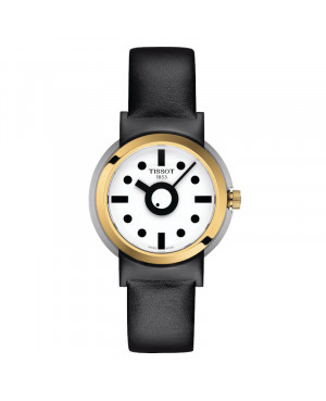 Szwajcarski modowy zegarek damski TISSOT Heritage Memphis Lady T134.210.27.011.00 (T1342102701100)