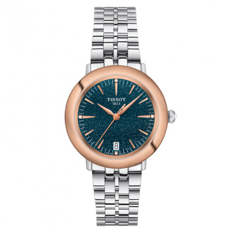 Szwajcarski klasyczny zegarek damski  TISSOT Glendora 18K T929.210.41.046.00 (T9292104104600)