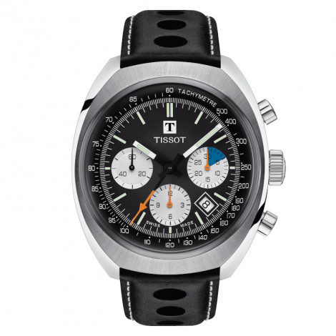 Szwajcarski sportowy zegarek męski TISSOT Heritage 1973 T124.427.16.051.00 (T1244271605100)