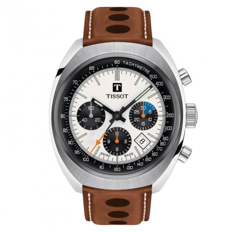 Szwajcarski sportowy zegarek męski TISSOT Heritage 1973 T124.427.16.031.01 (T1244271603101)
