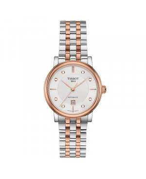 Szwajcarski klasyczny zegarek damski TISSOT Carson Lady Automatic T122.207.22.036.00 (T1222072203600)
