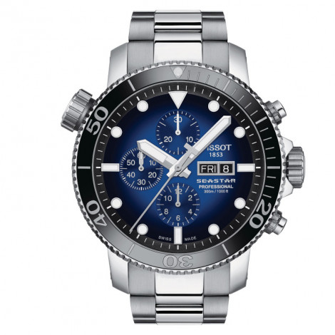 Szwajcarski sportowy zegarek męski TISSOT Seastar 1000 Professional Limited Edition T120.614.11.041.00 (T1206141104100)