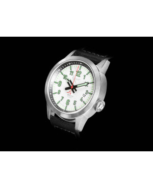Polski zegarek męski dla pilotów XICORR SPARK WHITE (WH)