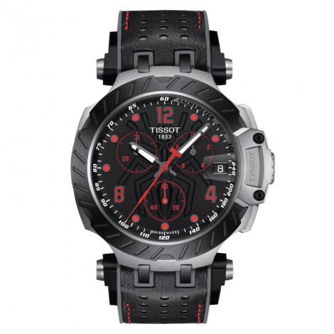 Szwajcarski sportowy zegarek męski TISSOT T-Race Chronograph Marc Marquez T115.417.27.057.01 (T1154172705701)